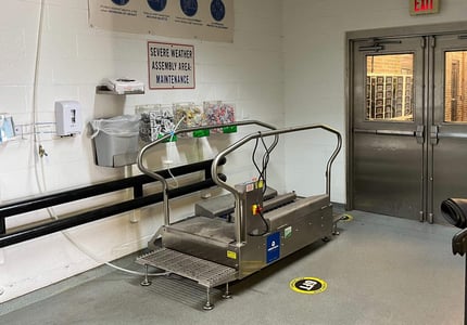 automated boot scrubbers