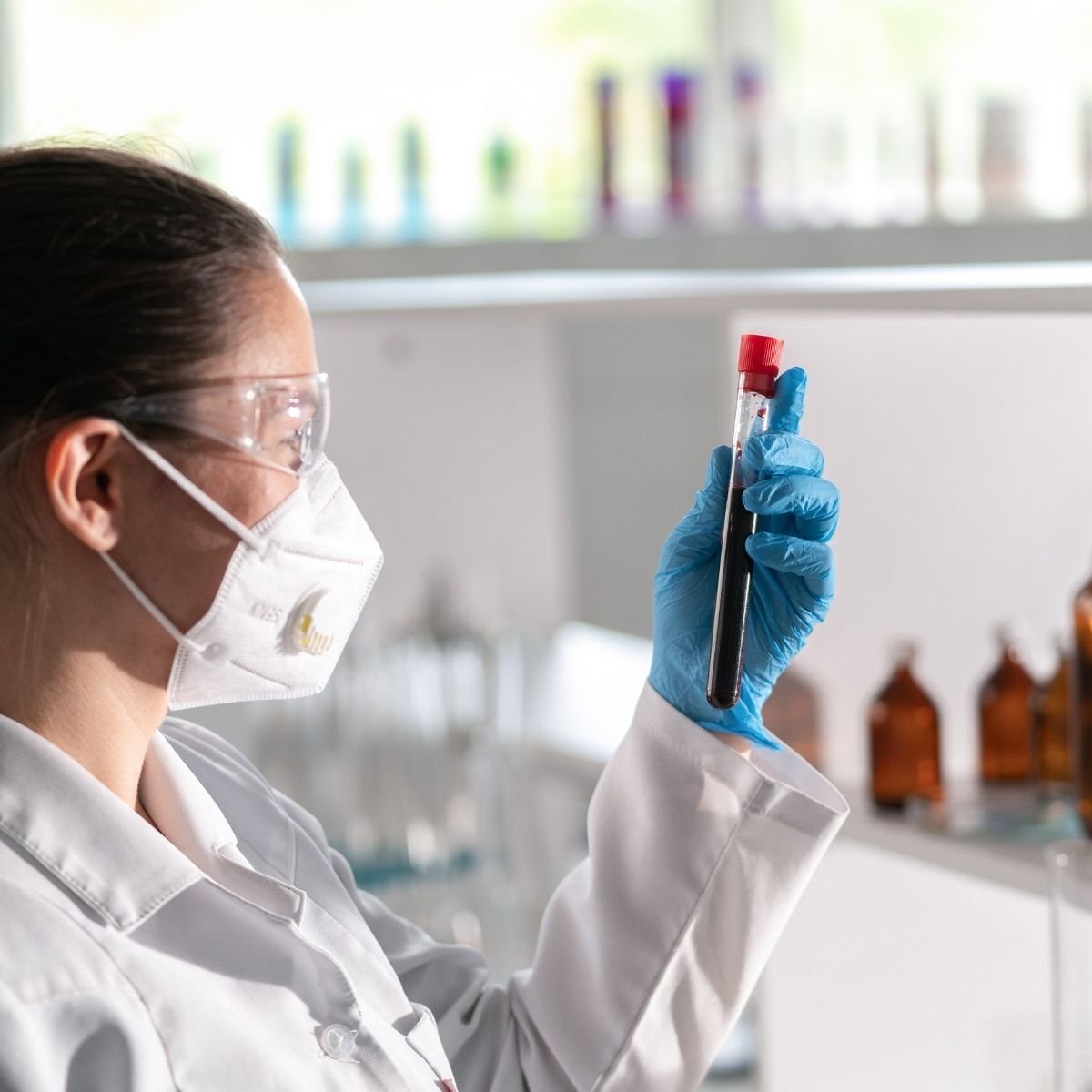 Cleanroom and Pharma Production Scientist Observing