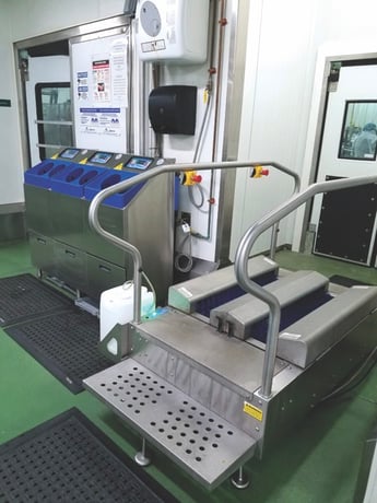 automated boot scrubbers