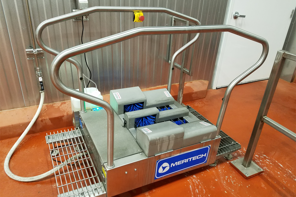 MBW3000 Automated Boot Scrubber Install Example