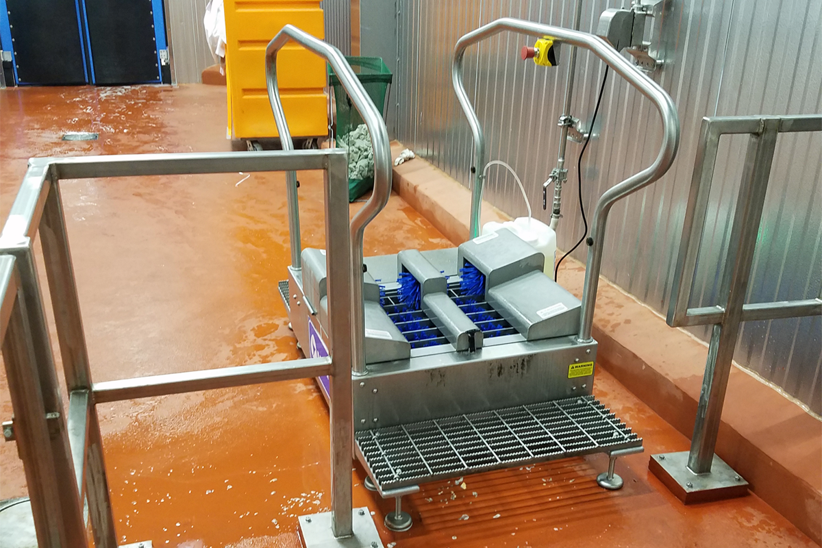 MBW3000 Automated Boot Scrubber Install Example