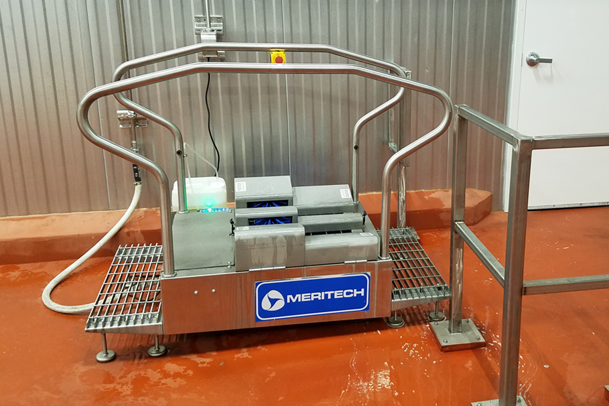 MBW3000 Automated Boot Scrubber Install Example