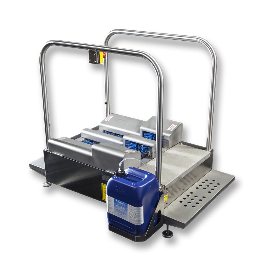 Industrial Boot Scrubber Stations & Shoe Sanitizers Meritech