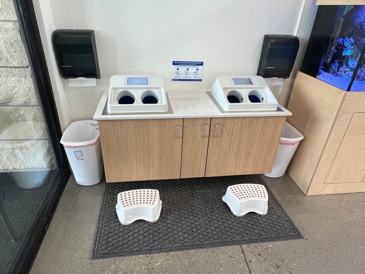 CleanTech EVO In-Counter | Customizable Automatic Handwashing Station
