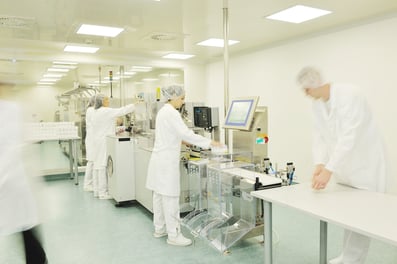 Nutraceutical Production with PPE and Automated Supplement Equipment 