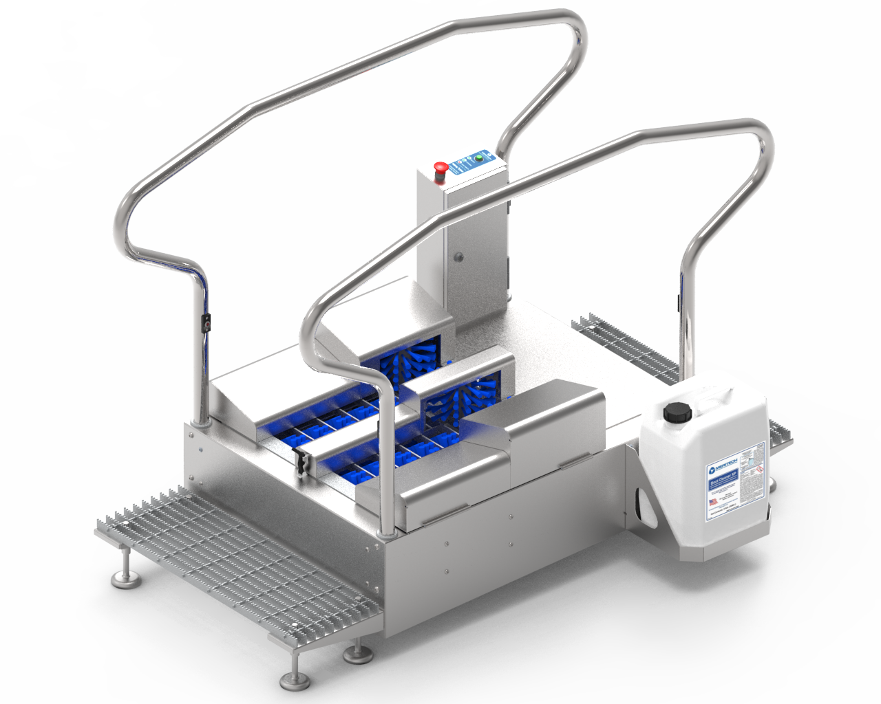 MBW 3000 Low Profile Automated Boot Scrubber Station