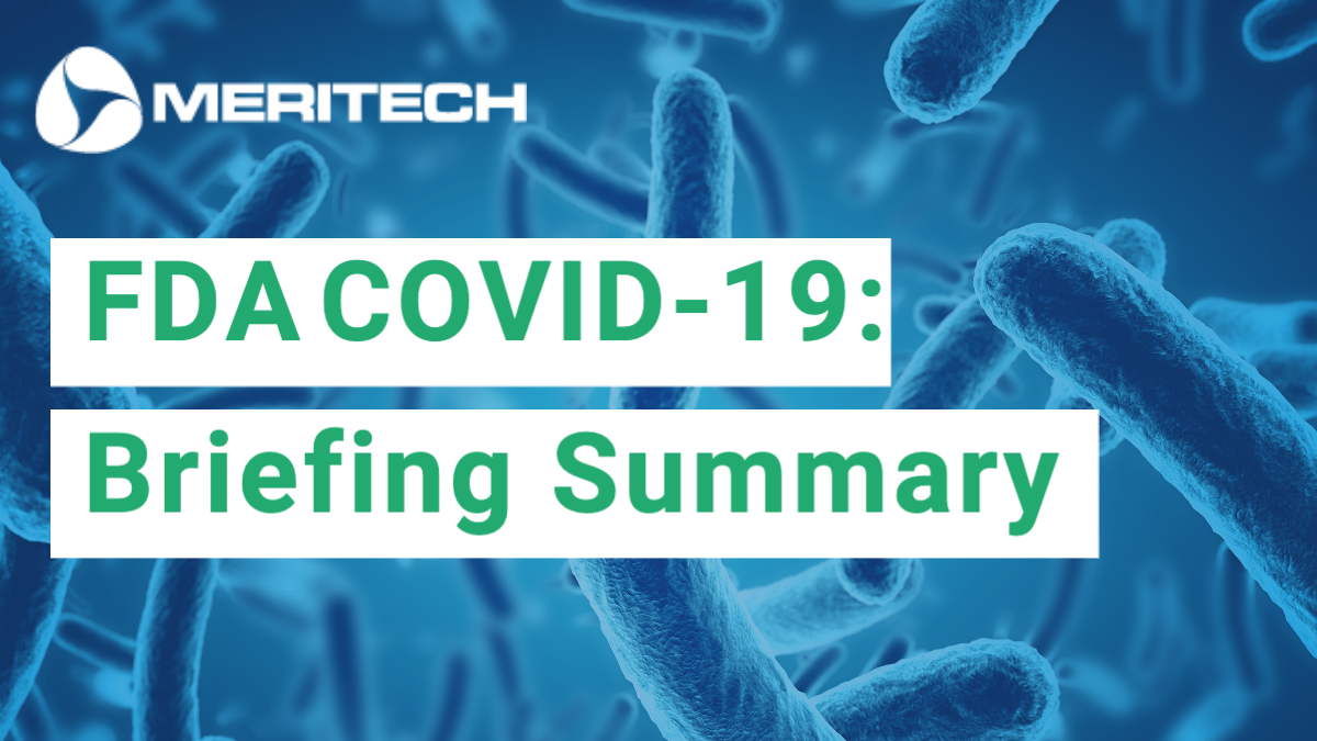 FDA COVID-19 Briefing Summary