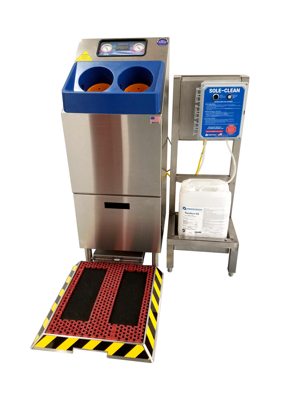 Introducing the Sole Clean Dry Step for Dry Environment Footwear Sanitization