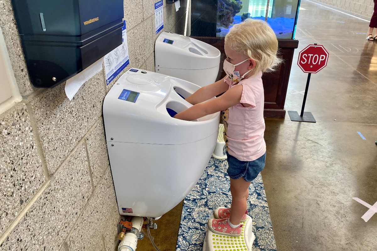 daycare hand washing station