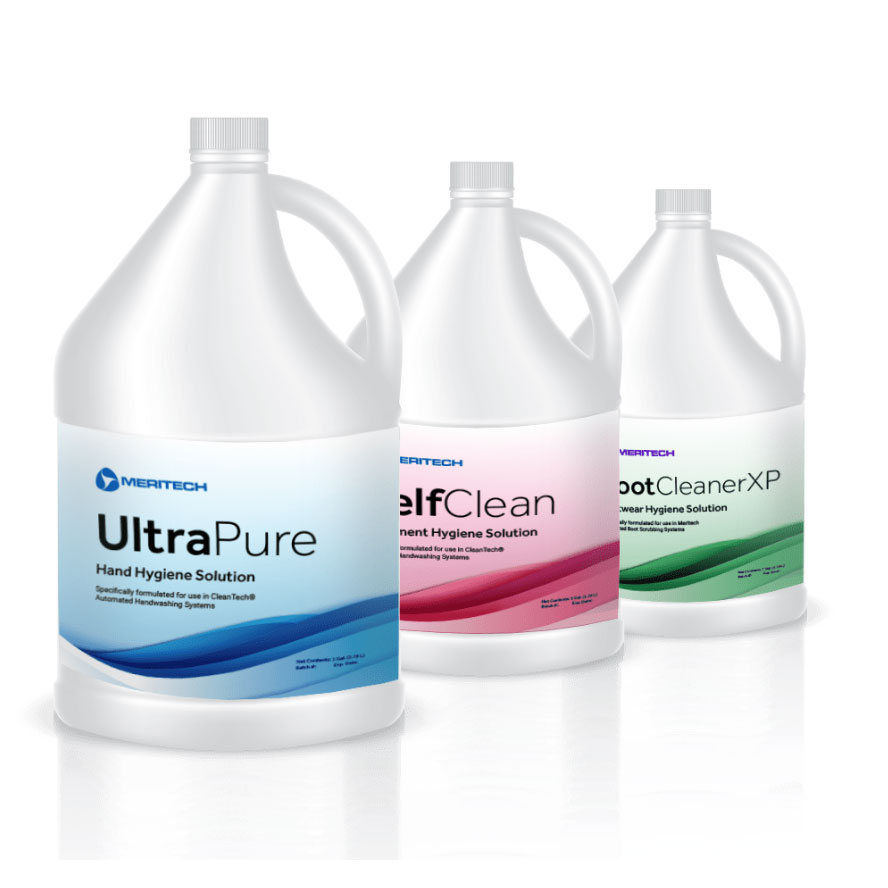 Meritech CleanTech Automated Hand Washing Stations for Food Safety